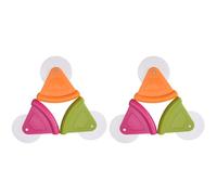 2Pcs Plastic Pizza Cutter Wheels Handheld Pizza Slicing Tool Cake Bread Cutting Tools Baking Tools Bakeware Dishwasher