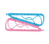 2pcs Plastic Reading Book Clip Holder for Books and Printouts | Portable Compact Storage, Smooth Surface No Burrs, Pink and Blue Colours, for Study Rooms and Exam Prep