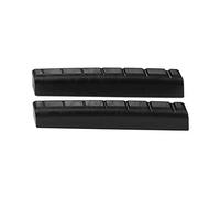 2PCS Plastic Slotted Nut Saddle for 7 String Guitar Replacement Parts Lightweight with Precut Easy to Install Accessory