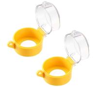 2PCS Plastic Switch Cover Protector, 30 * 55mm Diameter Emergency Stop Button Switch Protective Cover, Push Button Switch Cover, Plastic Switch Covers Guard Switch