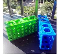 2pcs Plastic Test Tubes Rack 0.5ml/1.5ml/10ml/15ml/50ml Centrifuge Tube Holder Vial Stand For Laboratory Analysis Equipments Scientific Theme Party Decorations And Plant Propagation
