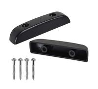 2PCS Plastic Thumb Rest Precision Bass Jazz Bass Bridge Guitar Thumb Rest Vintage Bass Thumb Rest with Screws for Fender Precision Bass and Jazz Bass, Black