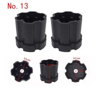 2pcs Plastic Toy Car Gearbox Coupler Adapter for 6 Torx 390/550/570, Connection Clip for Dual Drive Wheel Conversion, Compatible with 12-13 Inch Pneumatic Tires, No. 2/3/8