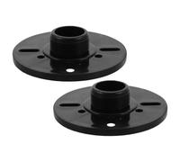 2pcs Plastic Tweeter Horn Adapter with External Thread Connector 100mm | Black Finish, Secure Coupling for Car Audio Horns and Professional Driver Connectors, Quick Disassembly