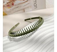 2Pcs Plastic Twist Cross Headband for Women Girls with Teeth Non-slip Flexible Hoop Wash Face Hair Styling Accessories