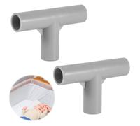 2pcs Playpen Parts t-Shaped Joints, 0.75 Inch Inner Diameter Playpen Replacement Connectors Replacement Parts Accessories for Play Yard
