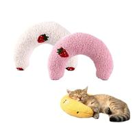 2PCS Plinko Dog Pillow - U Shaped Pet Calming Toy, Cat Pillow Dog Calming Pillow Cat Calming Pillow Dog Pillow, Pets Soft Plush Neck Pillow, Cat Pillow, Cat Hugging Pillow Sleeping Pillow for Pet (B)