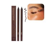 2PCS Plum Tones Eyeliner Pencil Waterproof, Eyeliner Duo Sharpenable Eye Pencil - Long-Lasting Waterproof, Smooth Formula, Easy To Sharpen, No Smudging, Fading, Ideal For Beginners & Versatile Looks