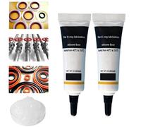 2Pcs Plumbers Silicone O Ring Grease Waterproof, Silicone Lubricant Grease Plumbing, Sealed Food Grade Insulating Heat & Cold Resistance O Ring Lubricant