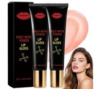 2PCS Plumpify Lip Plumper Serum Oil - Hydrating Plumping Lip Gloss & Balm,Reduces Lip Lines,Long Lasting Lip Care with Lip Plump Effect,Nourishing Lip Oil & Clear Lip Gloss for Enhanced Repair