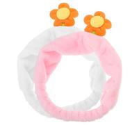 2pcs Plush Flower Headband for Teen, Cute Makeup Hair Accessory | Soft-touch Comfort, Fits Most People, Keeps Bangs Back, for Daily Skincare and Light Workouts