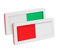 2pcs Pmma Status Switching Door Sign Vacant in Use for Hotel | Easy Installation, Strong Adhesive Backing, Simple Practical Design, Suitable for Public Service Buildings