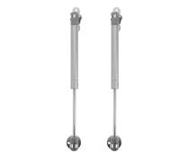 2pcs Pneumatic Lift Support Rod, Dual-Piston Hydraulic | Iron Plastic Rubber Build, Compact Cylindrical Form, Quiet Lifting, Stable Positioning from 30 to 120 Degrees