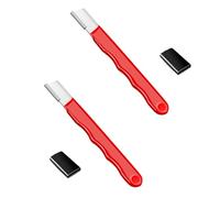 2pcs Pocket Blade Sharpener Garden Shears Sharpeners Multipurpose Usage Premium Carbide Gardening Sharpener for Pruning Shears Hatchets Scissors Sickle Fence Shears