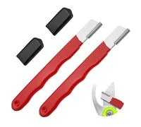 2pcs Pocket Blade Sharpener - Premium Tungsten Steel Garden Tool Sharpener for Pruning Shears, Hatchets, Scissors, Sickle, Fence Shears