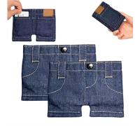 2PCS Pocket Pants Mini Jeans Wallet,Pocket Pant Mini Jeans Wallet,Small Card Holder,Portable Retro Pants Style Wallets,Slim Compact Bifold Pockets Purse for Cards Keys Cash,Fun Gag Gift
