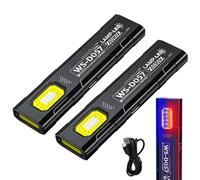 2PCS Pocket-Sized Multi-Mode Led Flashlight, Sofenthiss Flashlight, Pocket Flashlights EDC Clip Light with Magnetic Base, High Lumens 5 Modes Tactical Flashlights Waterproof for Camping Outdoor