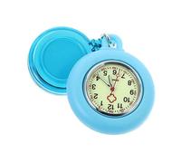 2pcs Pocket Watch Doctor Lapel Watch Chefs Womens Digital Sleeve Hanging Fob Clip on Clip Microlight Quartz