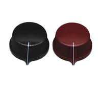 2Pcs Pointers Rotary Knob Guitar Amplifier Effect Pedal 6.4mm Shaft Hole Pointers Rotary Guitar Potentiometer Control Knobs