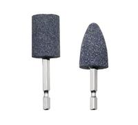 2Pcs Polishing Grinding Wheel Hexagonal Shank Sharpening Head Portable for Stone Grinding Drill Tool Machine Metal Grinder Polishing Stones for Metal and Wood