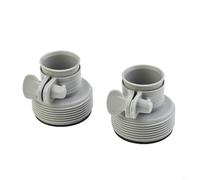 2Pcs Pool Hose Adapter For INTEX Filter Pump Interface 1.25" To 1.5" Hose Conversion Adapter