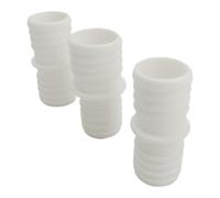 2pcs Pool Hose Adapters 32mm to 38mm Connectors for Sand Filter Pumps Vacuums Garden Hoses White Plastic Fittings Leak-Free For Easy Install(32 * 38mm)