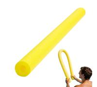 2Pcs Pool Noodle - 120cm Floating Foam Tube, Flexible Swimming Pool Noodles, Hollow Float Aid Woggle Logs Noodles, Swimming Aid For Adults And Kids, Craft Projects Multi-Purpose, Yellow/Red/Blue