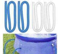 2Pcs Pool Pump Hoses, Pool Pump Replacement PVC Hose For Krystal Clear For 637 607(white)