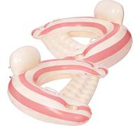 2PCS Pool Swim Ring Inflatable Pool Floats Water Fun Large Adult Swimming Pool Float for Beach Lake Summer Holiday Beach Party