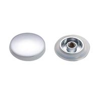 2PCS Pop Up Sink Plug Replacement,Bathroom Sink Push Button Replacement Parts, Chrome Basin Waste Easy Pop Up Bathroom Sink 66mm