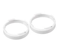 2pcs Portable Air Conditioner Hose Adapter Connector ABS White | Fits Many Brands, Easy Installation, Exhaust Hose Extension for Apartment Renters and Office Cooling