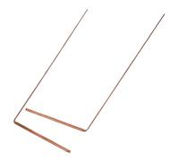 2pcs Portable Brass Dowsing Rod for Water Finding and Ghost Explore