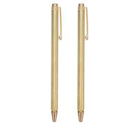 2pcs Portable Copper Dowsing Probe Rods with Yellow Handle