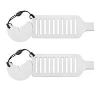 2pcs Portable Door Lock Stainless Steel No-Drill Security | Lightweight Travel Fit, Universal Use on Apartment Entryways, Suited to Short-term Rentals and Business Trips