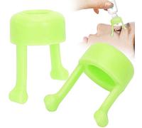 2pcs Portable Eye Drop Bottle Auxiliary Stand, Eye Drop Guide,Eyedrop Bottle Dispenserm,Suitable with Most Eye,Help Aim Most Eyedrop Bottles (Green)