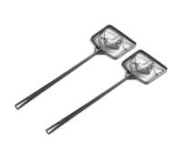 2Pcs Portable Fishing Landing Net Shrimp Tanks Aquariums Tool Square Long Handle Dip Easy To Use Portable Landing Net