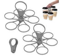2PCS Portable & Foldable Cup Carrier Holder, Cup Drinks Carrier, Foldable Coffee Carrier Drink Holder, Cup Drink Holder with Handle, Reusable Drink Cup Carrier for Coffee, Cups, Beverages