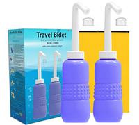 2PCS Portable Handheld Bidet Bottle Hygiene Cleaner for Camping Driving Post-Childcare Anti-Backflow Slow-Flow Design