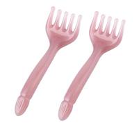 2Pcs Portable Handheld Resin Massage Comb Five Claw Relaxation Scalp Comb Lightweight Ergonomic Manual Relaxation Tool for Hair Growth