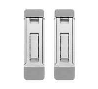 2Pcs Portable Laptop Stand Aluminum Small Folding Holder Height Adjustment Notebook Bracket Accessories For Laptop Foldable Silicone Grip Phone Holder