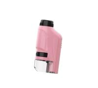 2pcs Portable Light Microscope, Mini Scientific Toy For Easy Observation | The microscopic world gives children new perceptions and new discoveries(Pink)