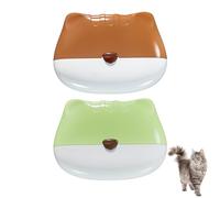 2Pcs Portable Lint Roller,Reusable Washable Sticky Roller,Mini Lint Roller Ball,Lint Remover Super Sticky Ball for Clothes Pet Hair Debris Tool(Green+Brown)