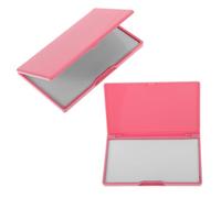 2pcs Portable Magnetic Sewing Needle Case for Home Use Pink Plastic