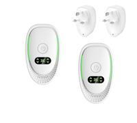 2Pcs Portable Plug in Air Purifier for Smokers, Odours and Dust Remover | Quiet Air Purifier with 20 Million Negative Ions for Room Office Kitchen and Toilet