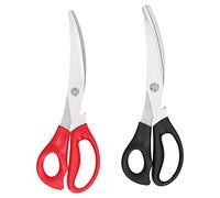 2Pcs Portable Sewing Fabric Scissors Multi-Purpose Stainless Steel Shears for Home