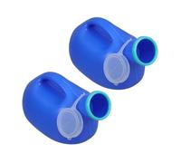 2Pcs Portable Urinals for Men Leakproof Pee Bottle with Odorsealing Lid Practical Bedpan for Nighttime Use for Travel and Outdoor Activities