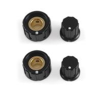 2Pcs Potentiometer Knob Replacement Guitar Volumes Control Rotary Knobs Knurled Shaft Hole Amplifier Potentiometer For Effect Pedal Amplifier