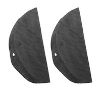 2pcs Pottery Wheel Bat Mat for Hobby Potters and Ceramic Artists | Pva Absorbent Pad, Double Hole High Density Base, Non Slip Surface, Black, for Wheel Throwing
