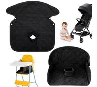 2PCS Potty Training Car Seat Protector, 15x16" Foldable Absorbent Leakproof Baby Car Seat Cover, Non-slip Machine Washable Carseat Protector for Potty Training, Black, Baby