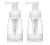 2PCS Powder Spray Bottle, 180ml Portable Powder Dispenser with Converging Nozzle, Even Dispensing Spray for Baby, Body and Even Edible Glitter